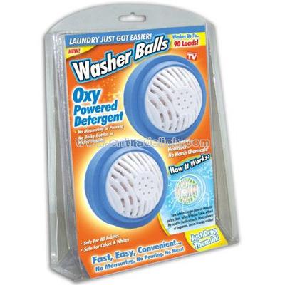 Washer Balls with Oxy Powered Detergent Laundry Balls- Set of 2