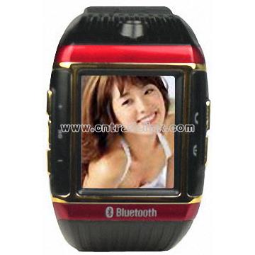Watchproof 1.6 Inch Screen Wristwatch Cellphone with Camera and Bluetooth