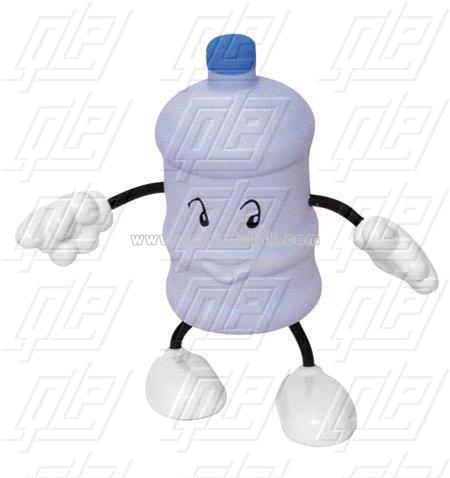 Water Bottle Figure Stress Ball