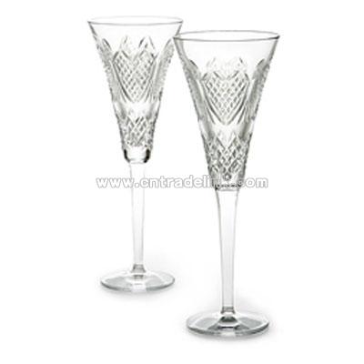 Waterford Crystal Wedding Heirloom Flutes