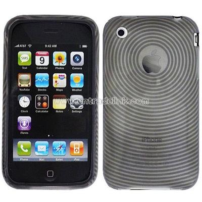 Wave Design Crystal Silicon Skin Case for iPhone 3G/3GS