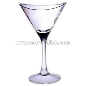 Wave martini glass