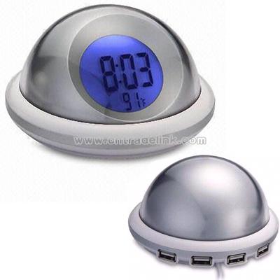 Weather Station USB Hub with Four USB Port