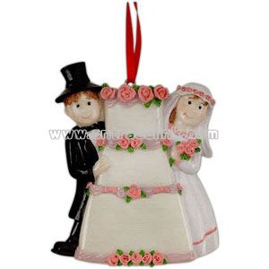 Wedding cake ornament