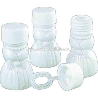 Wedding gown bubbles