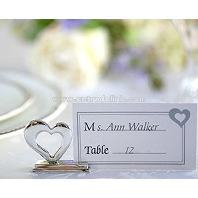Wedding place card holder