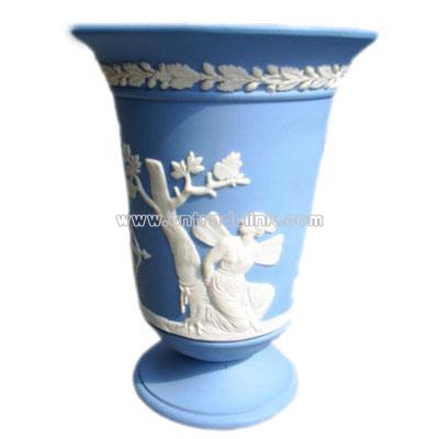 Wedgewood Blue Jasper Vase