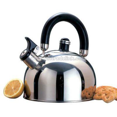 Welco 2.5 Quart Whistling Tea Kettle With Drop Down Handle