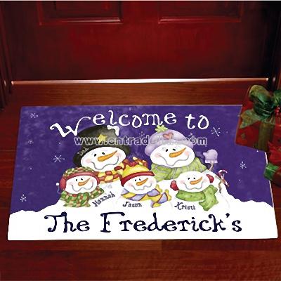 Welcome To..Door Mat - Family