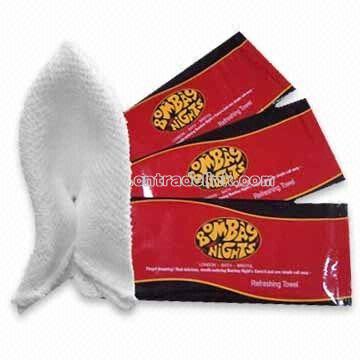 Wet Towels, Made of 100% Cotton, Measures 20 x 20cm