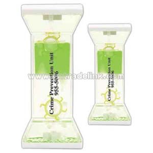 Wheel liquid timer