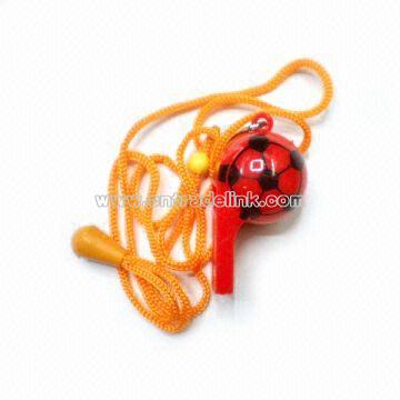 Whistle in Cute Football Design for Football World Cup Promotion, Available in Various Designs