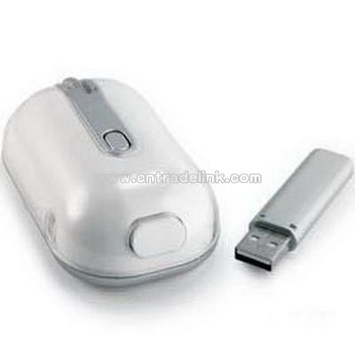White Wireless mouse