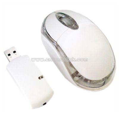 White Wireless mouse