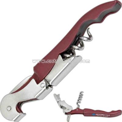 Wine butler and corkscrew bottle opener