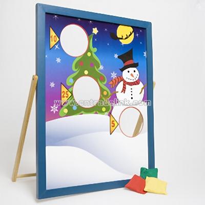 Winter Bean Bag Toss Game