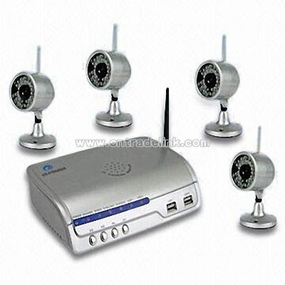 Wireless IP Server with Wireless Cameras