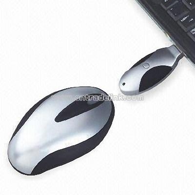 Wireless Optical Mouse with 27MHz Radio Frequency