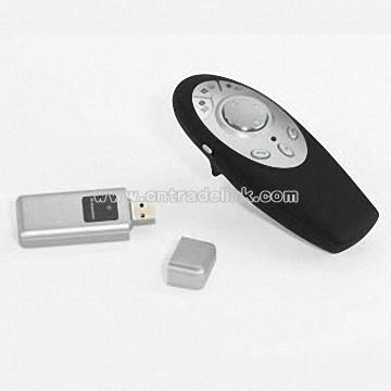 Wireless Presenter with Mouse functional and Shotkeys