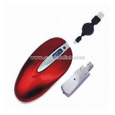Wireless USB Optical Mouse for Home or Office Use