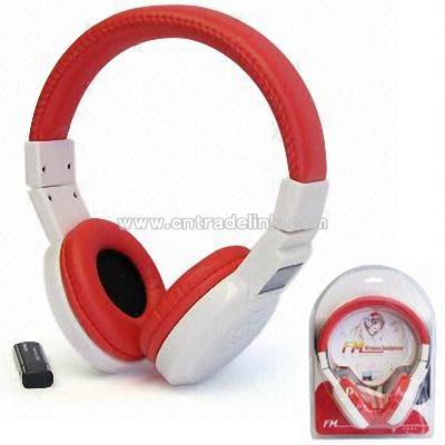 Wireless earphones Headphone Radio with LCD Display