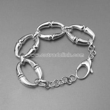 Women's 925 Sterling Silver Chain Bracelet