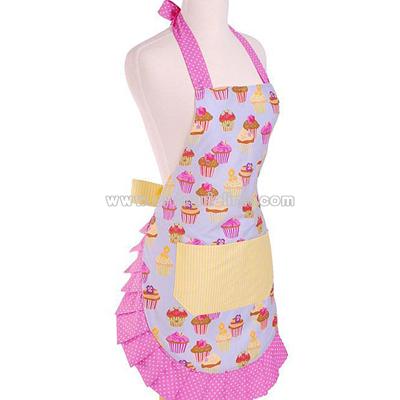 Women's Frosted Cupcake Apron