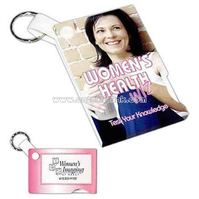 Women's health key tag