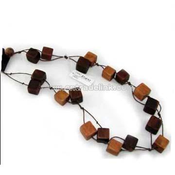 Wood Beads Necklace
