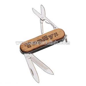 Wood Keyring Knife