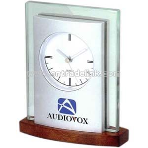 Wood base - Desk clock