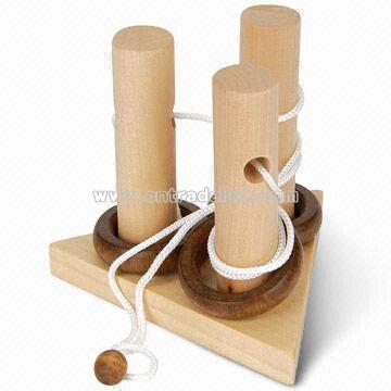 Wood-contructed Puzzle Game