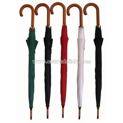 Wood stick umbrella