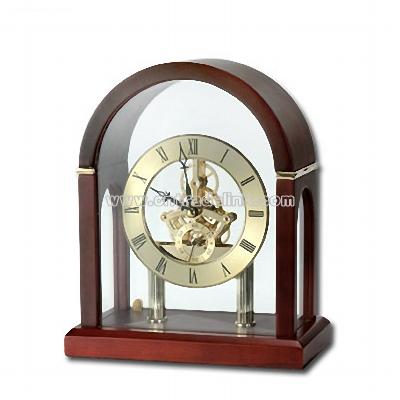 Wooden Crafts Skeleton Clock