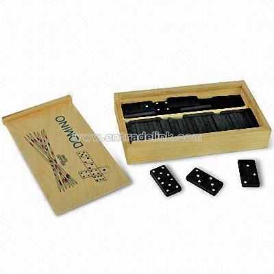 Wooden Dominoes Toy with Box