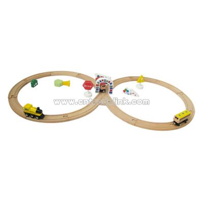 Wooden Railway Train