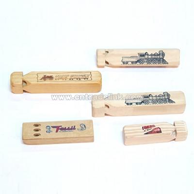 Wooden Toy Train Whistle
