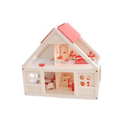 Wooden Toys-Wooded Doll's House