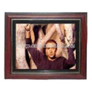 Wooden digital photo frame