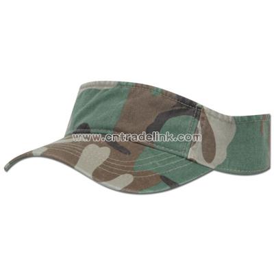 Woodl and Camo sun Visor