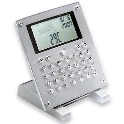 World Time Calculator with Alarm and Calendar