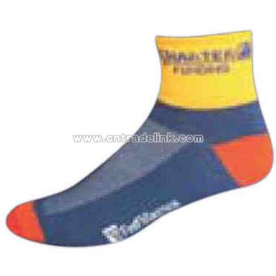 Woven cycling sports socks