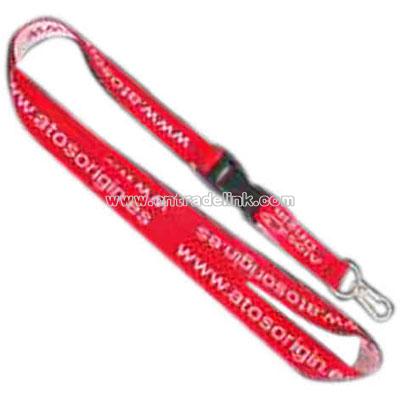 Woven lanyard