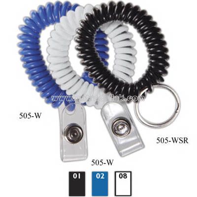 Wrist coil with split ring