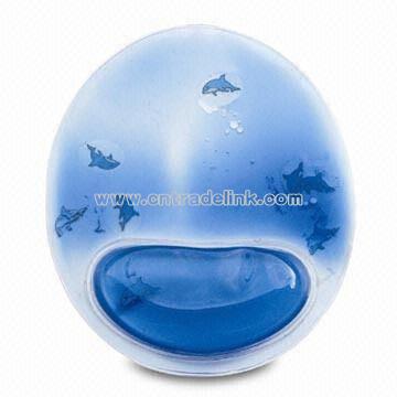 Wrist protector liquid mouse pad