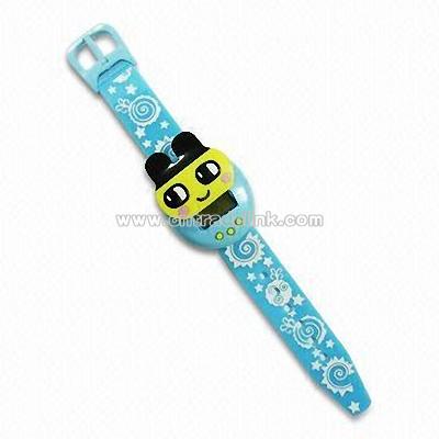Wristwatch Design Handheld Game Infrared Electronic Virtual Pet Toy Suits for Kids