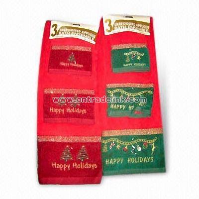 Xmas 3-piece Bath Towel Set