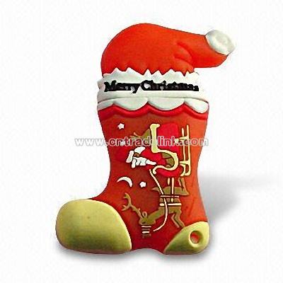 Xmas Silicone USB Flash Drives