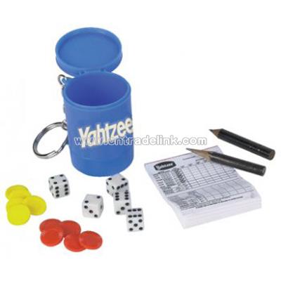 Yahtzee Game Keychain & Keyring