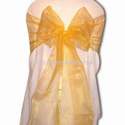 Yellow-Organza Sash